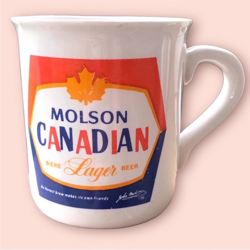 Molson Canadian Mug Vintage Ceramic Coffee Cup